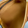 Bolso de diseñador de lujo Bolsos cruzados Bolso de hombro para mujer Cuero genuino Cartera de flores marrón Bolso de mano