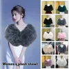 Ostrich Fur Shawls Elegant Feather Coats Wedding Boleros Bridal Wrap Jackets Party Evening Dresses Cloak Scarf 240111