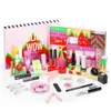 Ensembles 2024 Christmas Avent Calendrier Makeup Boîte de remplissage DIY Boîte de maquillage de Noël Counde Calendrier Calendrier Gift Box Skin Care