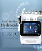 Aqua dermabrasion hydra peeling ansiktsbubbla hydrobermabrasion diamant skalning hidrafacial 7 i 1 ansiktsmaskin med ems rf onödigt mesogun