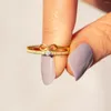 Cluster Ringen Liefde Voor Vrouwen Verlovingsring Mode Vrouwelijke Belofte Band Verjaardagscadeau Partij Sieraden
