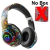 Headset With Mic RGB LED Light Card Kids Game Earphone Headphones Bluetooth 5.1 HIFI Bass Wireless Game Music Stereo Bass headphones 6D0ZG