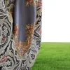 Lenços 2022 lenço de seda de luxo mulheres foulard pashmina xales senhora envolve feminino praia pareo stoles bandana marca long2109352