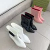 Kadın Tasarımcı Ayakkabı Yağmur Botları Ayak Bilgi Bootshalf Boot Klasik Su Geçirmez Üst Kutu 510