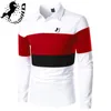 Mode heren lente en herfst poloshirt met lange mouwen voor heren 240111