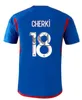 2023 2024 Maillot de Foot Soccer Jerseys Lyonnais Caqueret Tolisso Jeffinho Ol Aouar Tagliafico fans Fotbollskjortor 23 24 Traore Sarr Man Lyon Kits