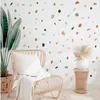 Terrazzo Pattern Irregular Stone Shape Wall Stickers for Living Room Bedroom Bathroom Decorative Decals Home Decor Murals 240112