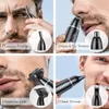 4-in-1-Nasenhaarschneider, Nasen- und Ohrenhaarschneider für Nasenhaarschneider für Männer, elektrischer Nasenhaarschneider, Knotenbeseitiger, Nasenrasierer 240111