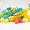 Sand Play Water Fun New Kids Fun Elastic Table Tennis Gun Children's Shooting Toy Boys and Girls Award GiftVaiduryb