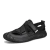 Sandalias 2024 hombres zapatos transpirables de verano deportes antideslizantes hombres conducción malla playa moda zapatillas hombre