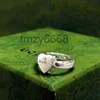 Bague pour femme Designer coeur anneaux en or amour luxe 925 argent cadeau t femmes porte-clés B6JH