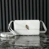 Lyxdesigners väska varumärke vävda axelväskor Andiao Mini Cross Body Bag Elegant och enkla kvinnor Designers Crossbody påsar Telefonpåse Högkvalitativ läderväska