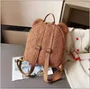 Pluszowy plecak torebka żeńska i zimowa nowa koreańska wersja Instagram Super Fire Cute Bear Plecak Plecak dla rodzic-dziecko torba HKD240112