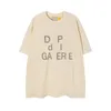 Heren T-shirts heren designer galerijen t-shirt afd. vrouw grafische T-shirt designer shirts galerijen zweetpak met korte mouwen splash letter ronde hals p U50U