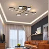 Kroonluchters Moderne minimalistische woonkamer plafondlamp Creatieve viool Slaapkamer studeerlampen Led luxe Art Deco verlichting