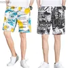 Heren Shorts 2022 Zomer Nieuwe Heren Strandshorts Mode Losse Ademende Casual Shorts Heren Sneldrogende Boardshorts Mannelijke Zwemkleding Maat 6XLL240111