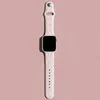 مصمم السيليكون Apple Watch Band 38 40 41 42 44 45 49 MM L Flower Watchs Strap Wristband لـ IWATCH 9 8 7 6 5 SE