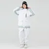 Unsex Man Woman Snow Wear Water Waterfoof Ski Suit Set Snowboarding Clothing Outdoor Costumes Winter Jackets andBibs Pants 240111