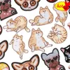 Patchs pour vêtements enfants chats fer sur chien fille garçons animaux coudre brodé Anime Designer petit mignon Parche Para Ropa Infantil