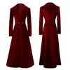 Long Trench Coat Ladies Over The Kne Canary Autumn/Winter Dress Temperament Coat 240112