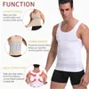 Be-In-Shape Herren Body Shaper Taillentrainer Weste Bauchkontrolle Haltungsshirt Rückenkorrektur Bauch Tank Top Shaperwear 240112