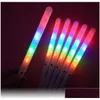 Led Gadget 28X1.75Cm Colorf Light Stick Flash Glow Cotton Candy Flashing Cone For Vocal Concerts Night Parties Dhs Drop Delivery Ele Dhv34