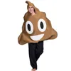 Costume da emoticon cacca per adulti unisex mascotte costume di Halloween costume divertente grande cacca set di giocattoli per feste