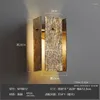 Duvar lambası Doku Bakır Retro Retro Okuma Altın Estetik Minimalist Işık Lüks Tasarım Wandleuchte Ev Dekorasyonları