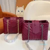 Atualizar Sênior Qualidade Luxurys Designers Womens Bag Square Flap Classic Bolsa Bolsas Ombro Black Gold Chain Dois Estilo