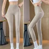 Calças ativas femininas esportes cintura alta grande elasticidade leggings compressão macia respirável bunda levantada yoga jogging calças moletom