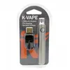 K-vape pré-aquecer bateria 1100mah caneta fina torção kit carregador de pré-aquecimento 510 rosca tensão variável kvape baterias dispositivos