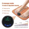 3D Voetmassage Mat Elektrische TIENTALLEN Microstroom Massage Pad Verbeter de bloedcirculatie Massager Spierstimulatie Verlichting Pijn 240111