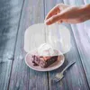 Din sets Sets Dust Cover Dome Dish Oogglazen kaas dessert cake vorm deksel plastic huishoudelijk huishouden cheesecake