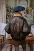 남자 PU 가죽 두꺼운 겨울 더 복사 재킷 파카 여성 미국 레트로하라 주쿠 코트 트렌드 터틀넥 파카 파스 스트리트웨어 240112