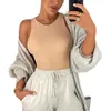 Kvinnors jumpsuits rompers solidColorSleevelessvesttop ren färg ärmlös västrock gör en t-shirt inuti kvinnlig droppleverans ot2pe