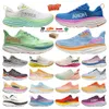 2024 One Bondi 8 Running Shoes Womens Platform Sneakers Clifton 9 Men Women Blakc White Harbour Mens Women Trainers Runnners 36-45 D88