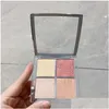 Eye Shadow Marca 4 Cores Natural Matte Maquiagem À Prova D 'Água Paleta Shimmer Backstage Glow Face Destaque B 231211 Drop Delivery Dhjxu