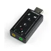 Carte son externe USB, convertisseur d'interface audio externe plug-and-play pour ordinateur portable/de bureau