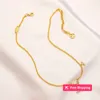 Pendant Necklaces Never Fading 18K Gold Plated Luxury Brand Designer Pendants Necklaces Stainless Steel Letter Choker Pendant Necklace Beads Chain Jewelry Access