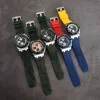 Reloj para hombre Relojes de diseño Movimiento de cuarzo automático Relojes de diseño a prueba de agua Correa de goma orologio di lusso Montre A5609