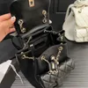 Doppio mini marchio di lusso Parigi Designer francese Borse da lettera Moda donna Borsa a tracolla classica Duma Zaino da donna Borsa multitasca in vera pelle di alta qualità