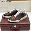 Berluti Scarpe da uomo Playoff Sneakers in pelle Berlut New Mens Vitello Pennello Colore Moda retrò Casual Scritto Modello Trendy Lace Up Rj