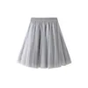 Skirtsskorts Half Skirt春春2023年夏夏ハイウエストポンメル薄いショートAラインガーゼA013ドロップ配信otwbl