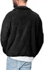 Hoodies masculinos cor pura quente à prova de frio jaqueta de lã esportes casual zíper cardigan suéter