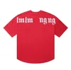 Diseñador Bear Palm Angles T Shirt Moda de verano para hombre para mujer Camisetas de manga larga Tops Luxurys Carta Ropa de algodón Ángulo Ropa de manga corta Palm Angles Shirt 908