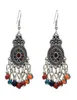 Dangle Chandelier Ethnic Turkish Style Alloy Jhumka Earring Resin Beaded Statement Earrings For Women Boho Party Gypsy JewelryDa9901456