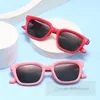 Fashion Kids Polarizing sunglasses girls rivet square frame sunglasses summer children Uv 400 goggles boys beach sunblock shade Z6680