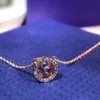 Colar de colar de Swarovskis Mulheres de alta qualidade colares de pingente de cristal roxo Colar de coração Pumping Colar fêmea fêmea fêmea fêmea fêmea fêmea feminina