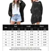 Women's Knits Hollow Out Casual Cardigan V Neck Women Open Front Sweater Oversized Solid Color Simple Style Loose Fit Daily Outfit Mujer