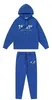 Herren Hoodies Sweatshirts Chaopai Trapstar Blau und Weiß Handtuch bestickt Plüsch Damen Paar Pullover Guard Hosen Casual Set